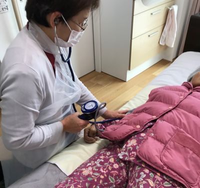 看護師がケアする居室