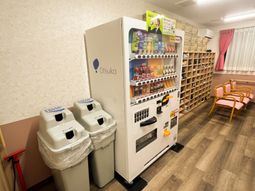 飲み物が購入できるスペース