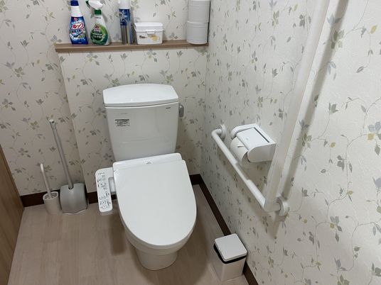 使いやすい設備のトイレ  