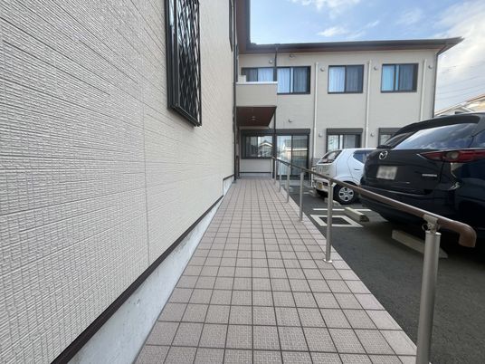 安全な通路のエントランス