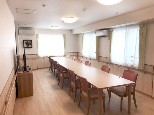 清潔な食堂の環境