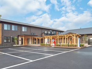 清潔感のある施設の外観