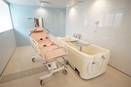 清潔な浴室設備