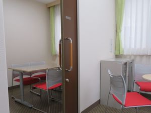 相談室のある廊下  