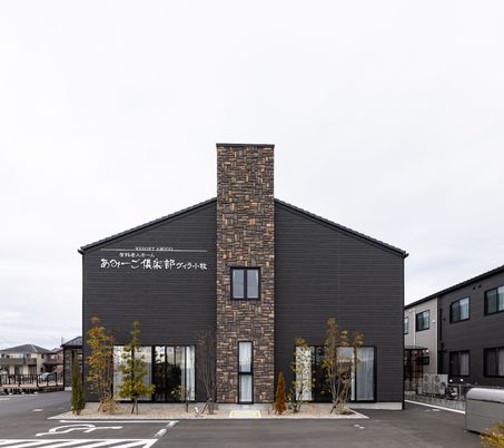 モダンな建築の外観