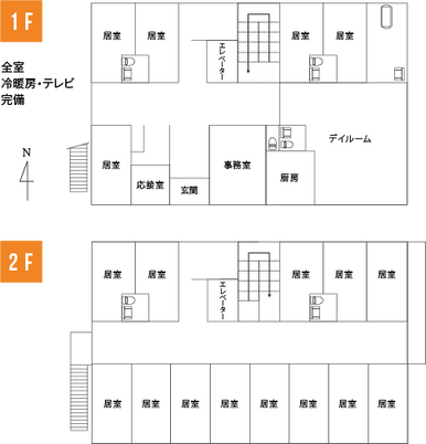 施設の間取り図