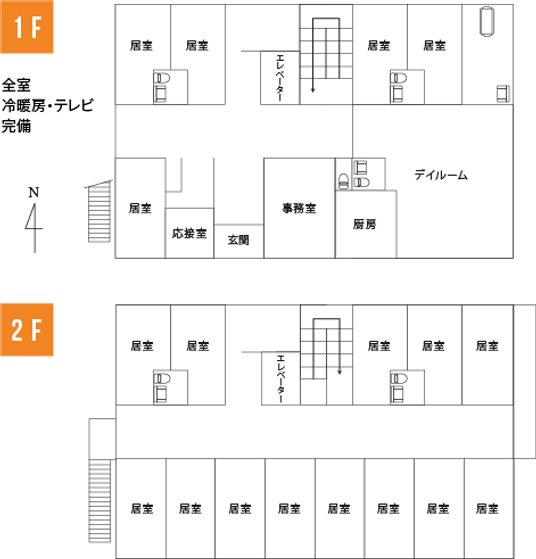 施設の間取り図