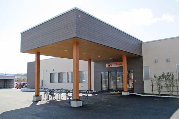 ゆったりしたエントランス