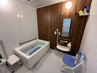 機能的な浴室