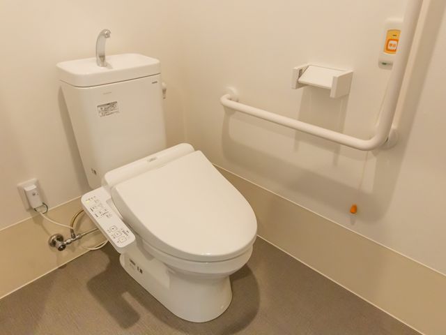 使いやすい設備のトイレ