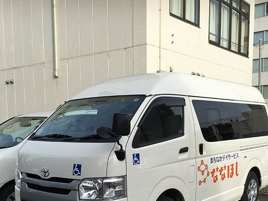 送迎車の駐車場  