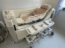 入浴用機械が整った部屋