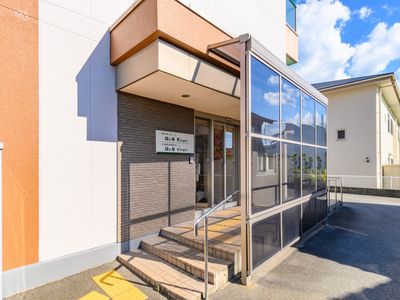 明るいエントランス