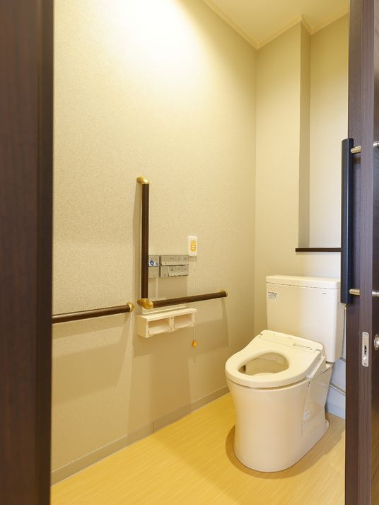 介護用トイレの上方視点