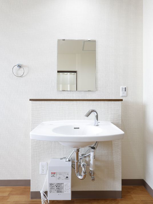 快適設備の洗面台
