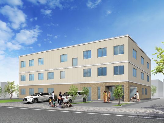 清潔感のある施設の外観