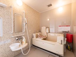 清潔な浴室設備