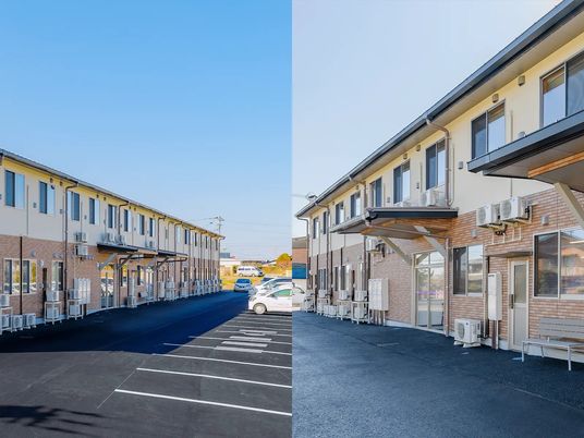 建物外観の駐車場  
