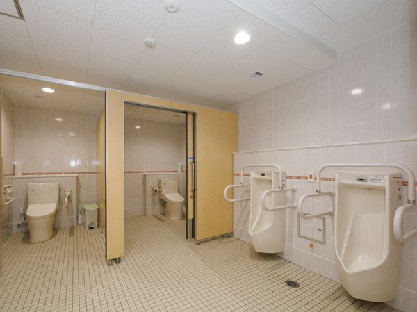 清潔なトイレ設備