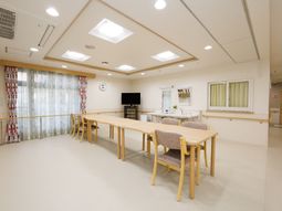 明るい共用スペース