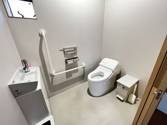 ケアがしやすいトイレ