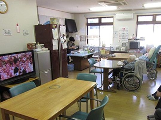 共有スペースでの日常風景