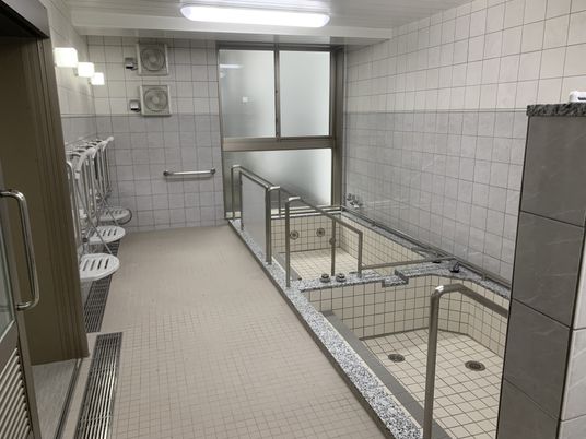 清潔感ある浴室設備