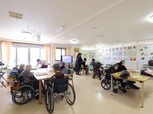 共有スペースでのひととき