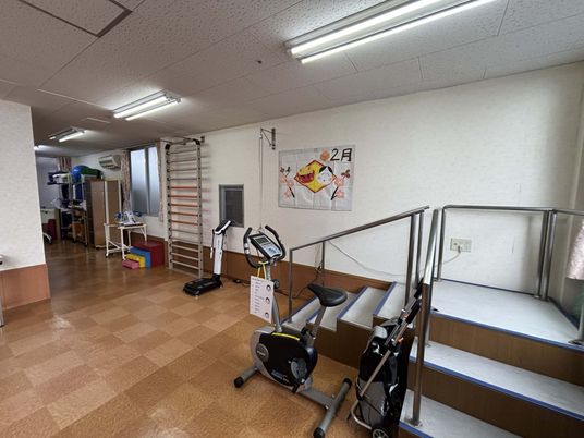 運動器具のある部屋