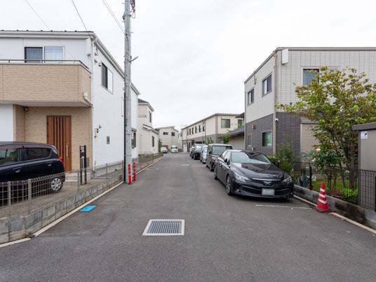 ゆったりとしたエントランス