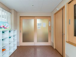 ゆったり通れる出入口