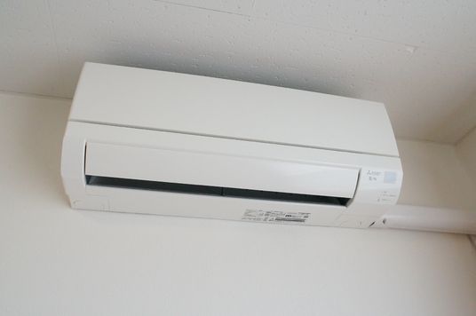 壁掛けエアコンが設置
