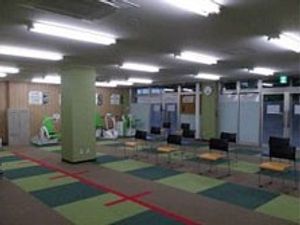明るい機能訓練室