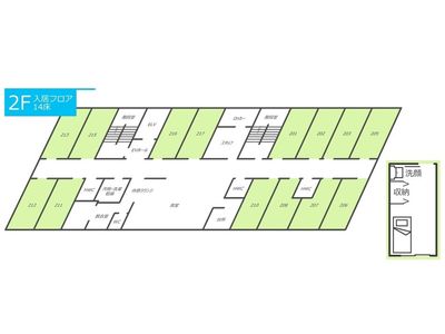 各部屋の見取り図