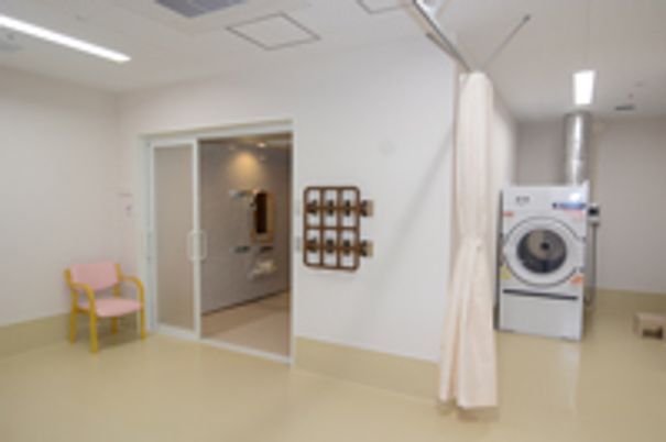 清潔な洗濯設備