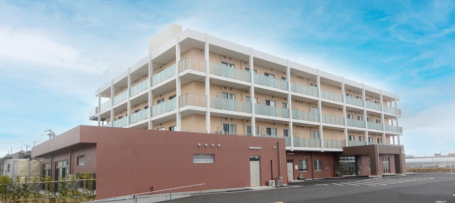 新しい外観の建物