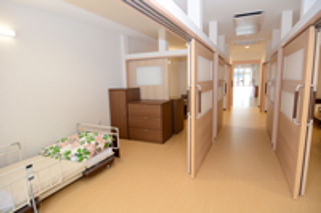 快適な居室の廊下