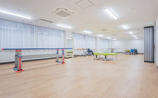 広々とした訓練室