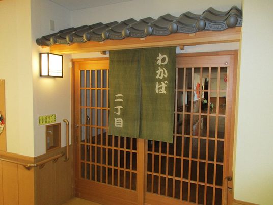 温かみのある廊下