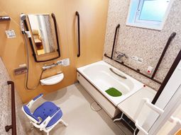 バリアフリーの洗面所