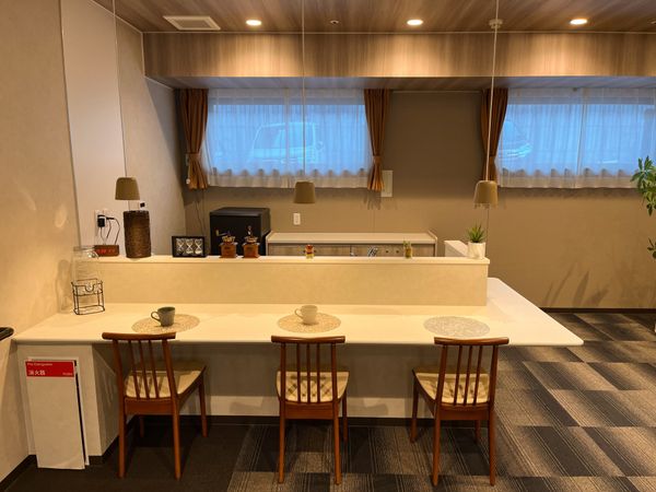 居室の清潔なカウンター