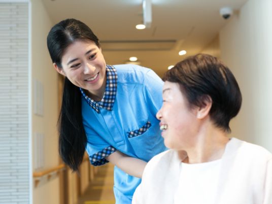 スタッフと利用者の廊下  