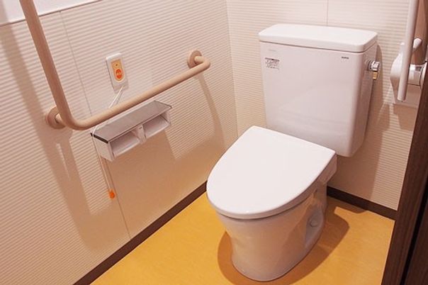 機能的なトイレ  