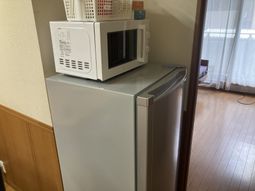 電子レンジと冷蔵庫の居室