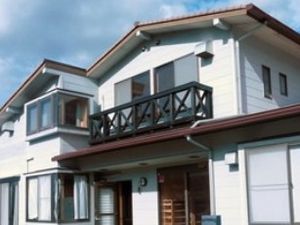 外観の2階建て住宅  