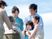 笑顔の家族と利用者