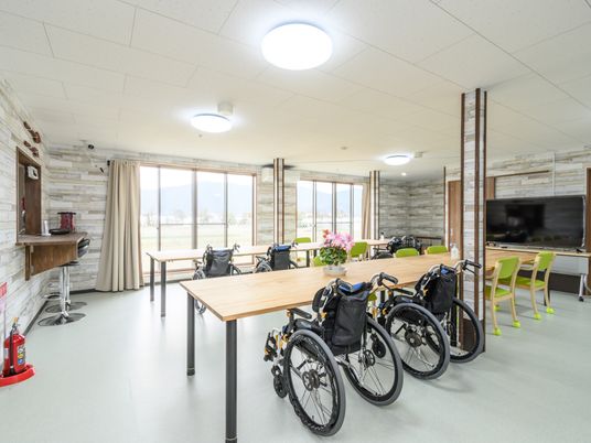 広々とした共有スペース