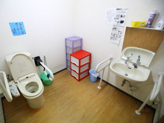 手すり付きトイレ