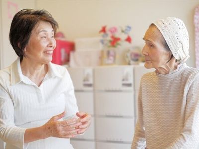 ご利用者同士の会話シーン