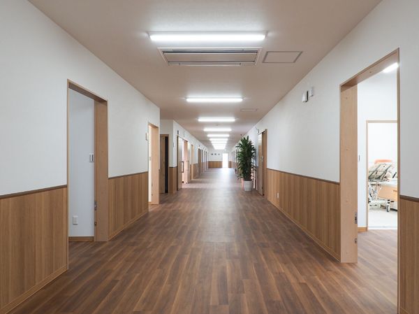 清潔な廊下の様子